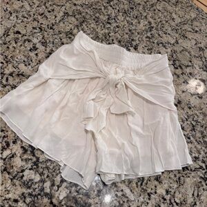 Rumor Boutique Women's White Beachy Skort- NWT